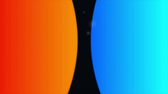 abstract fire and ice dual vector background