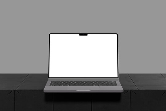 Elegant Laptop Display Mockup for Website and App Showcase