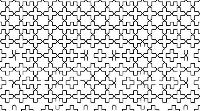 Hexagonal pattern seamless texture design
