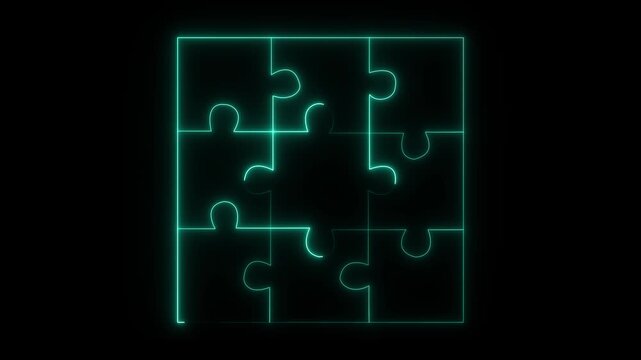 Missing Puzzle Piece Concept for Problem Solving, Strategy and Finding Solutions.