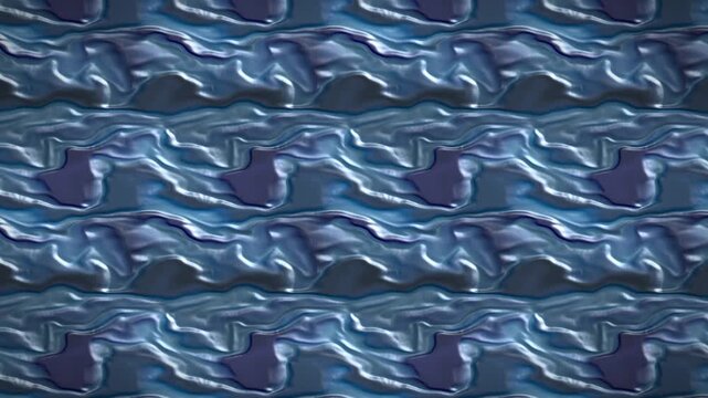 Deep ocean liquid paint marbling swirls blue texture
