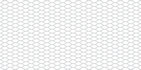 Fishing net with floats  curved by a wave. Graphic line art hand drawn on the theme of sea and fishing in black and white ink. background good art © isma