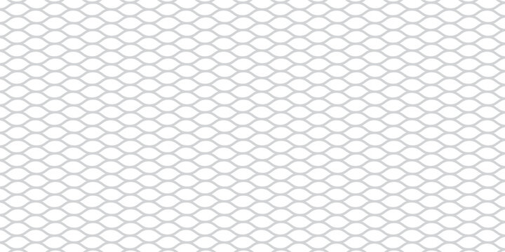 Fishing net with floats  curved by a wave. Graphic line art hand drawn on the theme of sea and fishing in black and white ink. background good art
