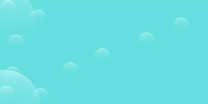 Minimalist turquoise bubble pattern for modern web design.