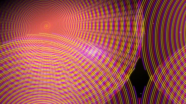 Kaleidoscope trippy hypnotic optical illusion colorful swirl
