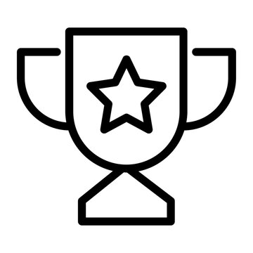 Trophy cup icon