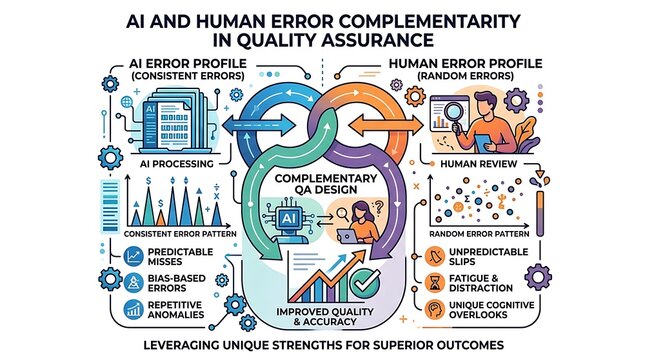 Ai and human error complementarity in quality assurance