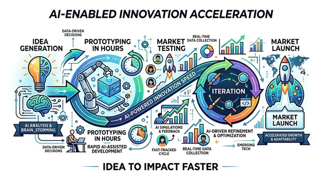 Ai innovation acceleration process from idea to market launch