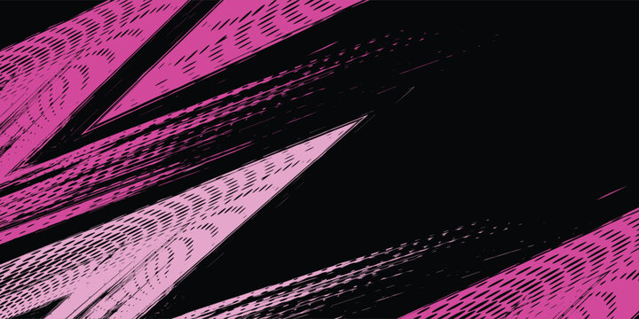 Abstract diagonal slashes in pink background vector for sports ,gaming, racing themes