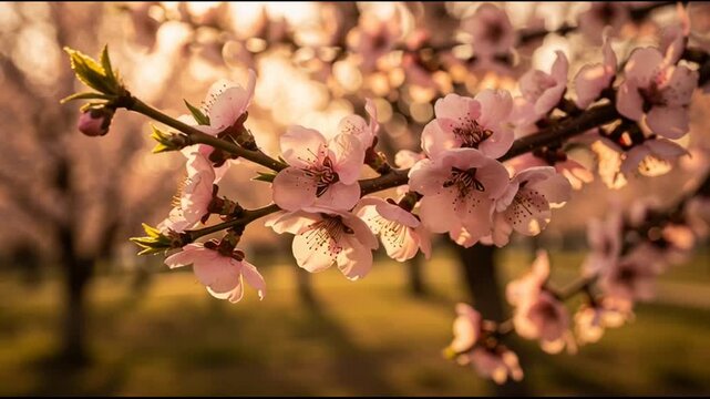 pink cherry blossom