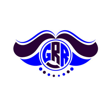 GRR letter logo creative design. GRR unique design