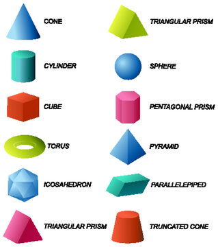 Geometric Shapes Vector Illustration Collection