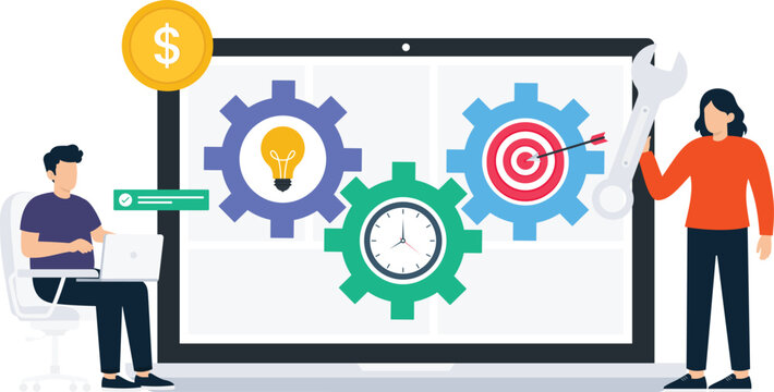 Man performing A/B testing split testing web design user experience website optimization digital marketing conversion rate data analysis software development content strategy marketing research