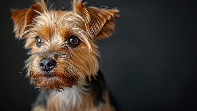 yorkshire terrier portrait