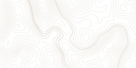 Topographic map background. Geographic line map with elevation assignments.Abstract lines and wavy background. Grid geographic relief. Terrain path.  © MDSOHEL