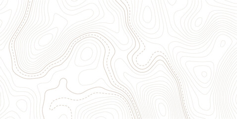 Topographic map background. Geographic line map with elevation assignments.Abstract lines and wavy background. Grid geographic relief. Terrain path.  © MDSOHEL