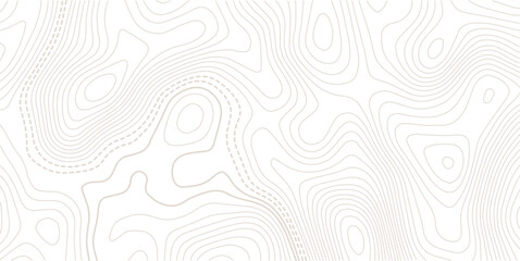Topographic line contour map background, geographic grid map.Seamless Light topographic topo contour map background, vector illustration. © MDSOHEL