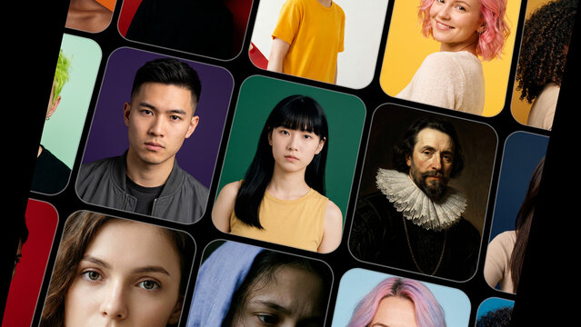 Stylish Photo Grid Portfolio Display