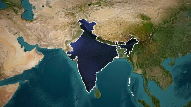 Travel Route from India to Australia on World Map, India to Australia Flight Route Map Animation with Travel Path.