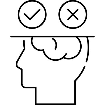 Line Art Objectivite Icon