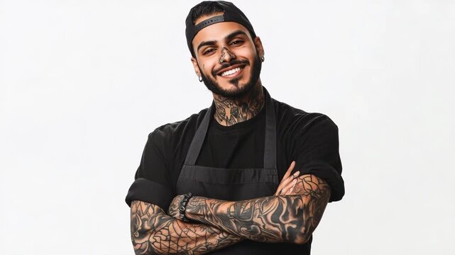 Former gang member chef cook restauranteur smiling happy success story redemption  