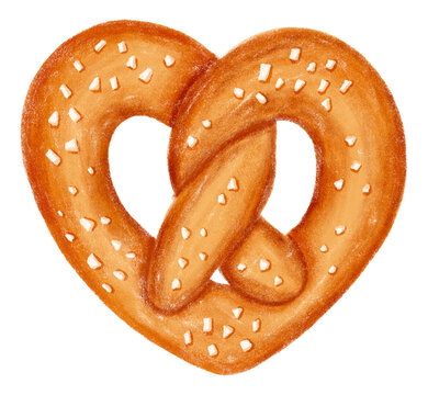 heart shaped pretzel