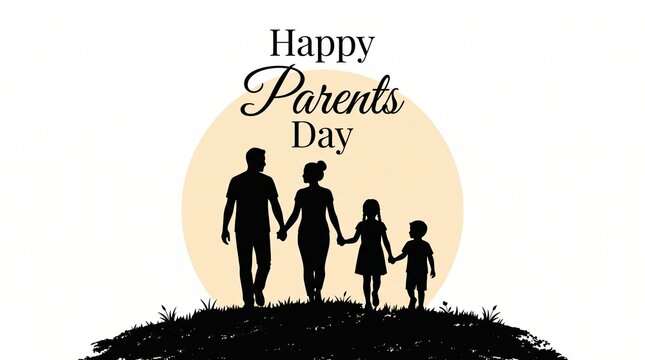 Happy Parents Day Illustration