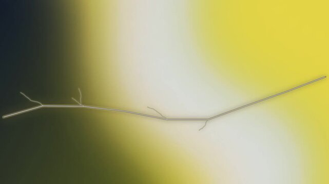 Abstract Geometric Line Structure on Gradient Background