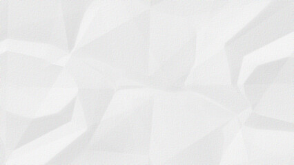 Fototapeta premium Subtle abstract background with gentle white crumpled paper texture and soft shadows.