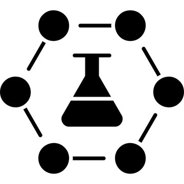 Glyph Solid Scientific Method Icon