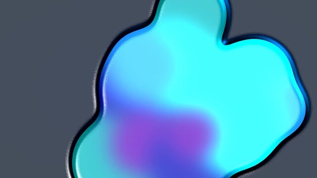 Ocean bioluminescence liquid gradient lava lamp gooey metaballs blue