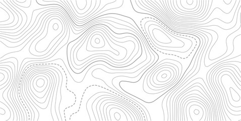 Stylized topographic contour map with space for text. Abstract lines and wavy background.Topography and geography map grid abstract backdrop. Business concept.  © NAZMA