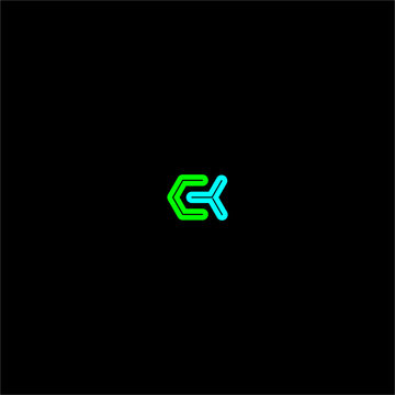 Futuristic digital technology monogram combining initials C and Y in a modern circuit monoline style, tailored for networking startup infrastructure, cloud data storage, and innovative electronic yes