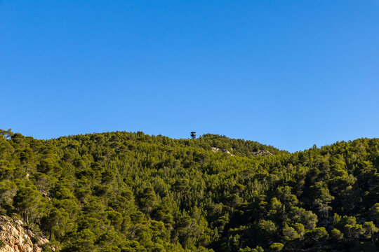 Mountain landscape of the island of Mallorca, Spain