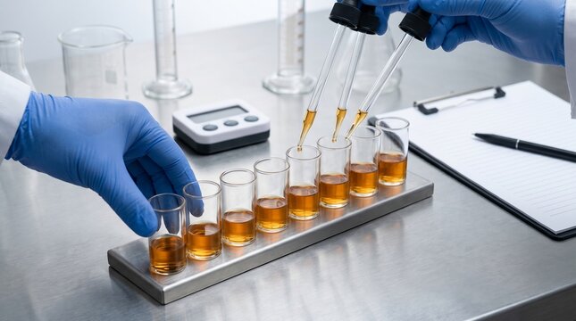 Controlled Sample Preparation For Blind Taste Test Quality Workflow