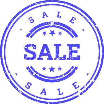 Distressed red sale stamp graphic retail promotion discount offer clearance event advertising element