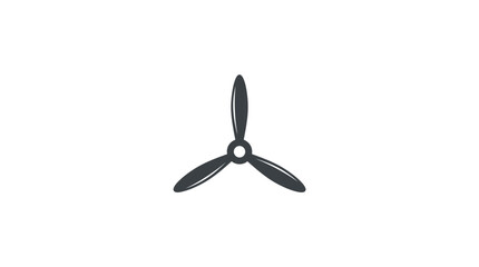 Three-Blade Airplane Propeller Vector Icon © Vectors