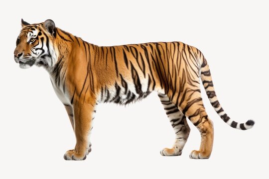 Tiger wildlife standing animal.