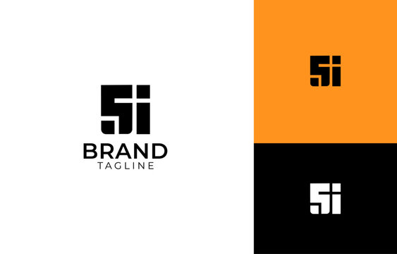 Number 51 Cross Sign Square Monogram Template. 