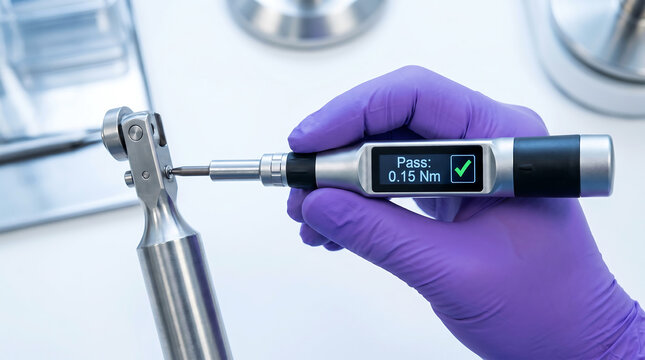Assembling medical tool with smart torque screwdriver