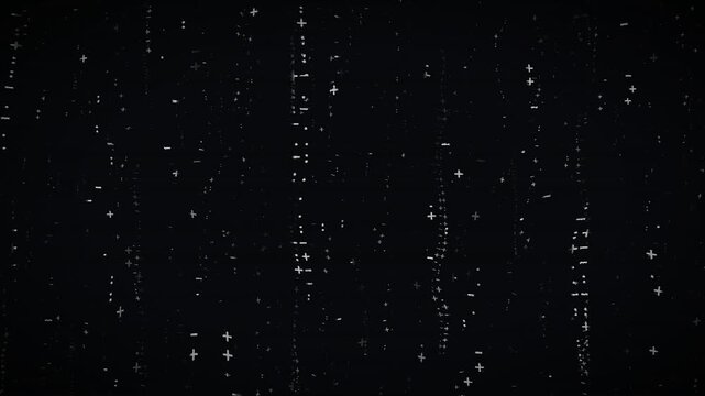 Ghost in the snow ascii art glitch tech mystery code
