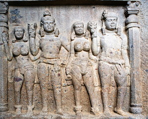 Obraz premium buddhist temple india