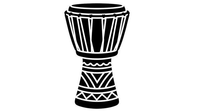 Black and white striped ceramic coffee mug top view.