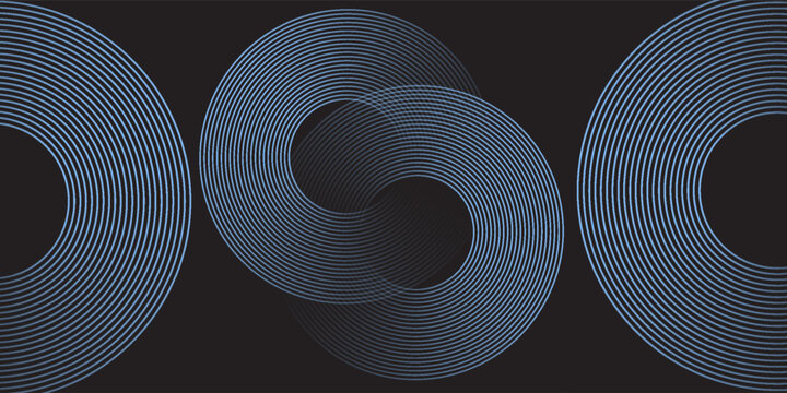 Abstract cover design set. Black vector pattern for business layout, brochure template