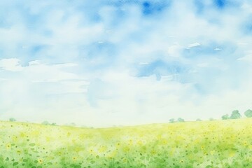 Obraz premium Field backgrounds grassland landscape.