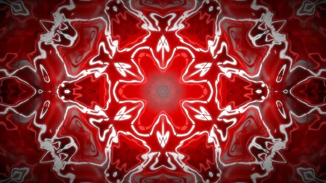 Blood magic fractal kaleidoscope mandala psychedelic pattern
