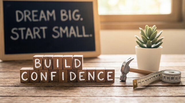 Building confidence and achieving personal growth with incremental steps, dreaming big while starting small