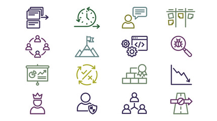 Fototapeta premium Business Team Growth and Project Management Strategy Planning Data Analysis Workflow