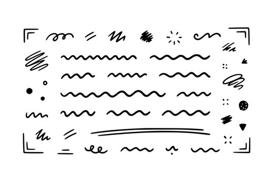  set of vector  divider lines