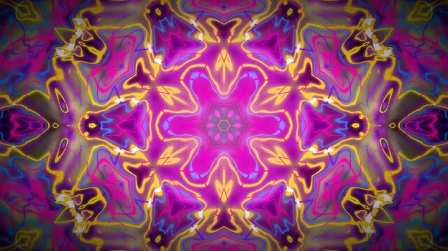 Cosmic nebula fractal kaleidoscope mandala psychedelic space